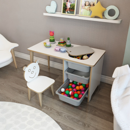 ابيض-جوارير رمادي