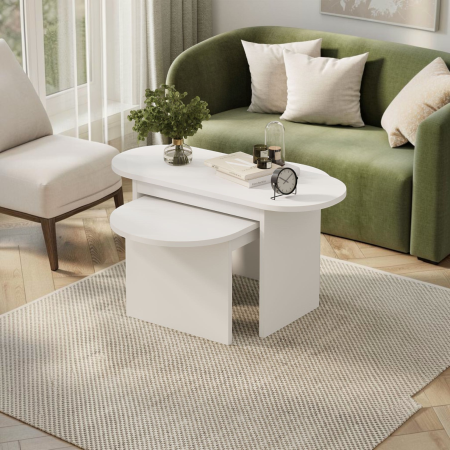 طاولة قهوة من قطعتين <br> <span class='text-color-warm'>سيتوفر قريباً</span>