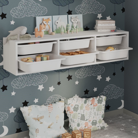 خزانة العاب ب ٦ جوارير معلقه <br> <span class='text-color-warm'>سيتوفر قريباً</span>